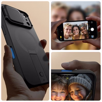 Tech-Protect Kevlar Aura Magnētiskais viedtālruņa apvalks iPhone 17 Pro - melns