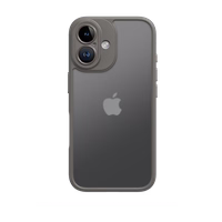 Rock Guard Touch Matte Series viedtālruņa apvalks Iphone 16 pelēks