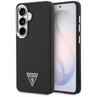 Guess maciņš Fixed Glitter Triangle MagSafe for Samsung Galaxy S26 melns