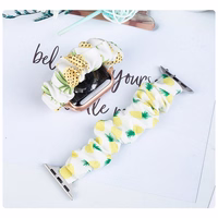 Auduma siksniņa Apple Watch 38 / 40 / 41 mm siksna aproce gumijas siksniņa - kivi