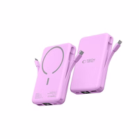 Tech-Protect PB31 MagSafe 10000mAh Portatīvais lādētājs (m) - violeta
