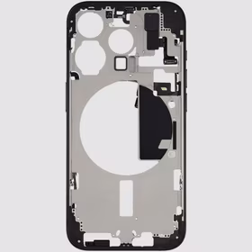 Vidējais rāmis saderīgs ar iPhone 15 Pro / Melnais titāns / OEM