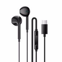 Borofone austiņas BM100 Fuente ar mikrofonu Type C (DAC) melnas