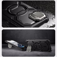 Supcase IBLSN Armorbox Mag iPhone 16e viedtālruņa apvalks - melns