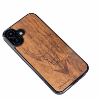 Bewood maciņš for iPhone 16 Plus 6,7" Deer Imbuia