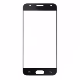 Outer Screen Glass Saderīgs ar Samsung J730 J7 2017 Melns HQ