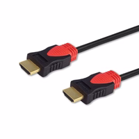 Savio CL-141 HDMI cable 10 m HDMI Type A (Standard) melns,sarkans