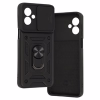 Slide Camera Armor viedtālruņa apvalks Motorola Moto G55 5G melns