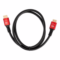 Kabelis HDMI 2.1 8K 60 Hz / 4K 120 Hz – ar ļoti augstu ātrumu, HDR, eARC, VRR, 48Gbps, 2 m, melns