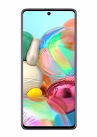 LCD ekrāns Samsung A715 A71 ar skārienekrānu un rāmi oriģināls melns (servisa pakete)