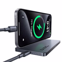 USAMS portatīvais lādētājs bezvadu 5000mAh 20W PD Fast Charge titāna CY Series 5KCD23102 (US-CD231)