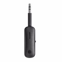Ugreen Bluetooth receiver transmitter mini jack 3.5 mm melns (CM403)