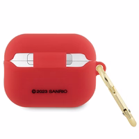 Hello Kitty silikona 3D Kitty galvas apvalks AirPods Pro 2 (2022/2023) - fuksijas