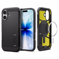 Spigen Tough Armor "T" Magnētiskais viedtālruņa apvalks iPhone 17 - melns