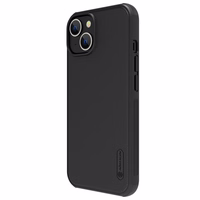Nillkin Super Frosted Shield Pro viedtālruņa apvalks iPhone 14 Plus aizmugurējais apvalks melns