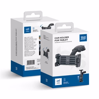 zils STAR Max Wide with lock system car turētājs for tablet 4,7-14" windshield mount melns