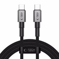 Tech-Protect UltraBoost DNA USB-C PD100W/5A kabelis 200cm - pelēks