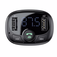 Bluetooth raidītājs / auto lādētājs Baseus S-09A (Overseas Edition) - melns