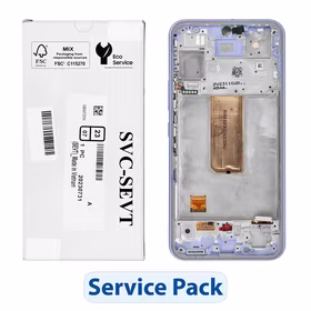 ServicePack LCD displejs SAMSUNG A54 5G A546B violets GH82-31231D