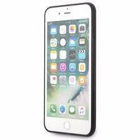 Karl Lagerfeld Saffiano Karl&Choupette Galvas viedtālruņa apvalks iPhone 7 Plus / iPhone 8 Plus - melns