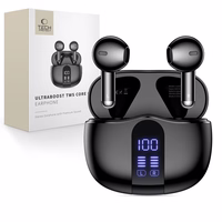 Tech-Protect UltraBoost TWS Core G2 austiņas - melnas