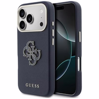 Guess FW sveķu logotipa korpuss iPhone 17 Pro Max - Zils