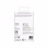 Puro 10W TPE USB-A - USB-C kabelis 2m - balts