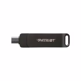 Flashdrive PATRIOT Rage R550 1TB 100 MB/S USB A+C Swivel Design (PE1TR550DSAD) melns