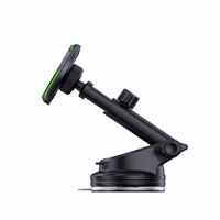 Tech-Protect MM15W-V7 QI2 turētājs ar induktīvo lādētāju - melns