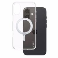 CARE by PanzerGlass Funkcionālais viedtālruņa apvalks ar statīvu iPhone 16 Plus 6.7" sudraba/sudraba Magnētiskais 1327