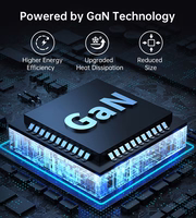 Choetech PD8008 100W GaN ātrās uzlādes lādētājs 2x USB-A / 2x USB-C - balts