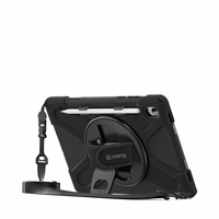 Crong Defender Plus – Rugged maciņš Samsung Galaxy Tab S11 11” (melns)