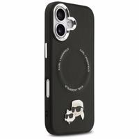 Karl Lagerfeld Karl & Choupette Piespraudes Magnētiskais viedtālruņa apvalks iPhone 17 - melna