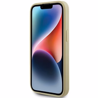 Guess GUHCP15MHG4SGD iPhone 15 Plus / 14 Plus 6.7" zelta/zelta hardcase Glitter Script Big 4G