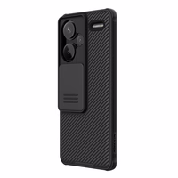 Nillkin CamShield Pro viedtālruņa apvalks Xiaomi Redmi Note 13 Pro+ 5G - melna