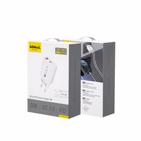 A6MaxL 20W USB-A USB-C sienas lādētājs ar 1m USB-C - Lightning kabeli – balts