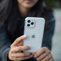 Raptic X-Doria caurspīdīgs viedtālruņa apvalks iPhone 14 Pro Max bruņots apvalks melns