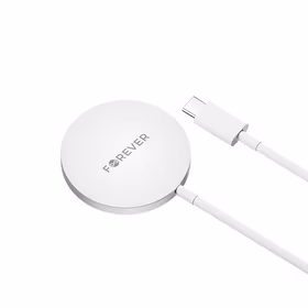 Forever MAWC-100 magnetic bezvadu lādētājs 15W pelēks