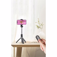 Pašportretu nūja XO SS08 Tripod Bluetooth melns