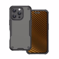 Defender Matēts maciņš for iPhone 16 Pro 6,3" melns