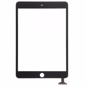 Touchscreen Saderīgs ar Apple iPad Mini 3 su Home button IC Melns HQ2
