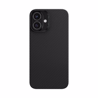 Benks Magnētiskais Armor Air Kevlar viedtālruņa apvalks iPhone 16 Plus - PC rāmis 600D - melns (m)