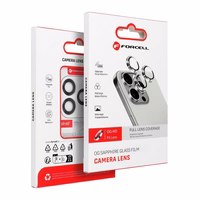 Forcell Premium Kameras lēcas grūdētā stikla aizsargs - domāts iPhone 17 Pro / 17 Pro Max zilais