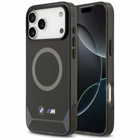 BMW M IML metāla pogas un logotips MagSafe apvalks iPhone 17 Pro Max - Zils