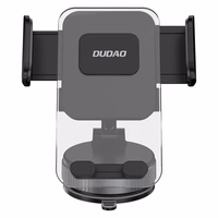 Dudao F24PLUS Car Holder with Suction Cup Dashboard - Melns
