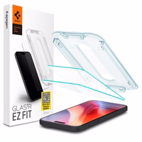 Spigen Glas.tR EZ Fit rūdītais aizsargstikls iPhone 15 / 16 – 2 gab.