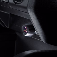 FORCELL F-ENERGY Carbon CC50-2A automašīnas lādētājs 2 x USB A QC3.0 3A 36W melns