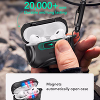 ESR Cyber FlickLock MagSafe macins priekš AirPods Pro 3 - Melns