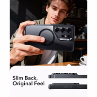 ESR Classic Hybrid MagSafe korpuss Samsung Galaxy S26 Ultra - caurspīdīgs, melns