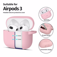 Tech-Protect silikona apvalks austiņām Apple AirPods 3 - rozā